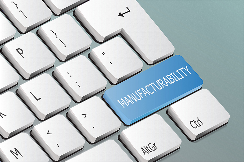 manufacturability written on the keyboard button