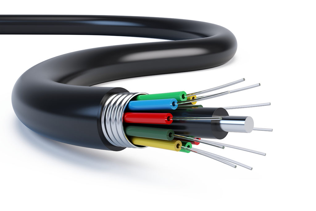 Interconnect solution fiber optic cable cross section